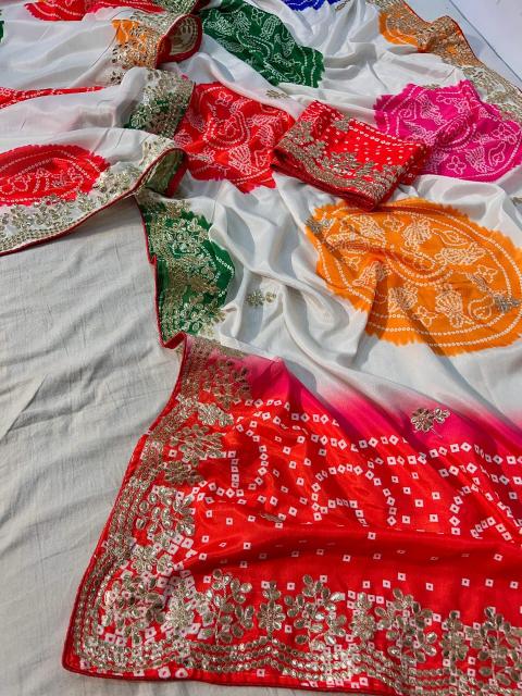 Vinayak chinon silk saree wholesale boutique clothing